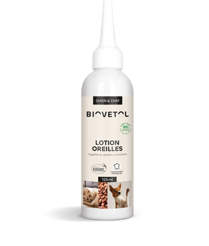 Lotion Oreilles Biovetol pour Chien et Chat