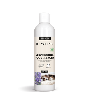 Shampoing Tous Pelages Biovetol pour Chien et Chat