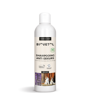 Shampoing Anti-Odeurs Biovetol pour Chien et Chat