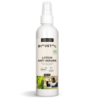 Lotion Anti-Odeurs Biovetol pour Chien et Chat