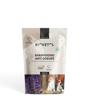 Shampoing Anti-Odeurs Biovetol Chien et Chat (recharge éco)
