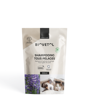 Shampoing Tous Pelages Biovetol Chien et Chat (recharge éco)