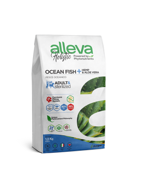 Alleva Croquettes Sans Cereales Poisson pour Chat Adulte & Sterilise