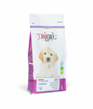 Croquettes Sans Céréales Bio Canichef Volaille Chiot