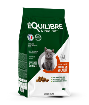 Croquettes Equilibre & Instinct Volaille Chaton