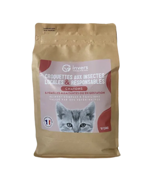 Croquettes Insectes Chaton Invers Fabriqué en France