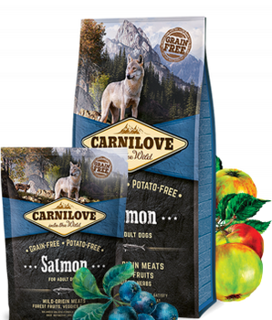 Croquettes Sans Céréales Carnilove Saumon Chien