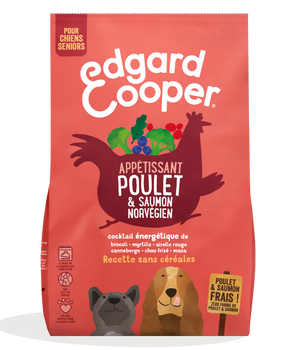 Croquettes Sans Céréales Egard Cooper Poulet Saumon Chien Senior