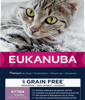 Croquettes Sans Céréales Eukanuba Saumon Chaton