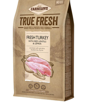 Croquettes Sans Céréales True Fresh Carnilove Dinde Chien