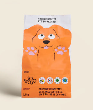 Croquettes aux insectes Tomojo Chiot Fabriqué en France