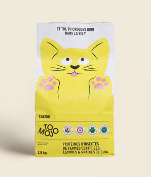 Croquettes aux insectes Tomojo Chaton Fabriqué en France