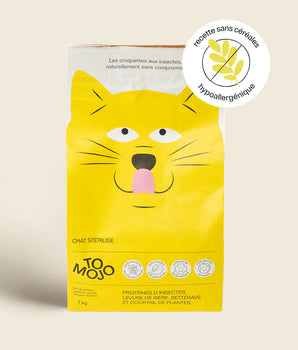 Croquettes aux insectes pour chat Tomojo Sans Céréales