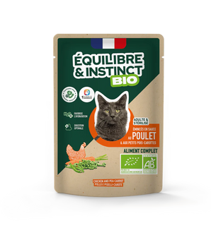 Equilibre & Instinct Eminces Bio au Poulet pour Chat
