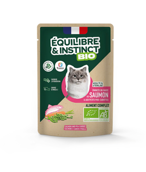 Equilibre & Instinct Eminces Bio au Saumon pour Chat