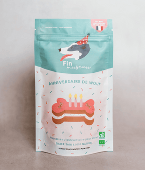 Friandises Bio Sans Céréales Fin Museau Anniversaire Chien