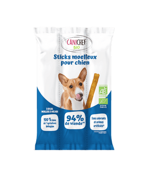 Friandises Bio Sans Céréales au Poulet pour Chien Stick à Mâcher