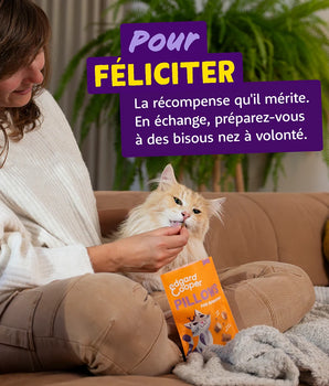 Friandises Sans Céréales Edgard Cooper Fourrées Poulet Chat
