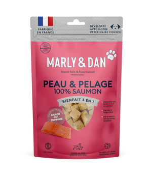 Friandises sans céréales pour chien Marly & Dan.