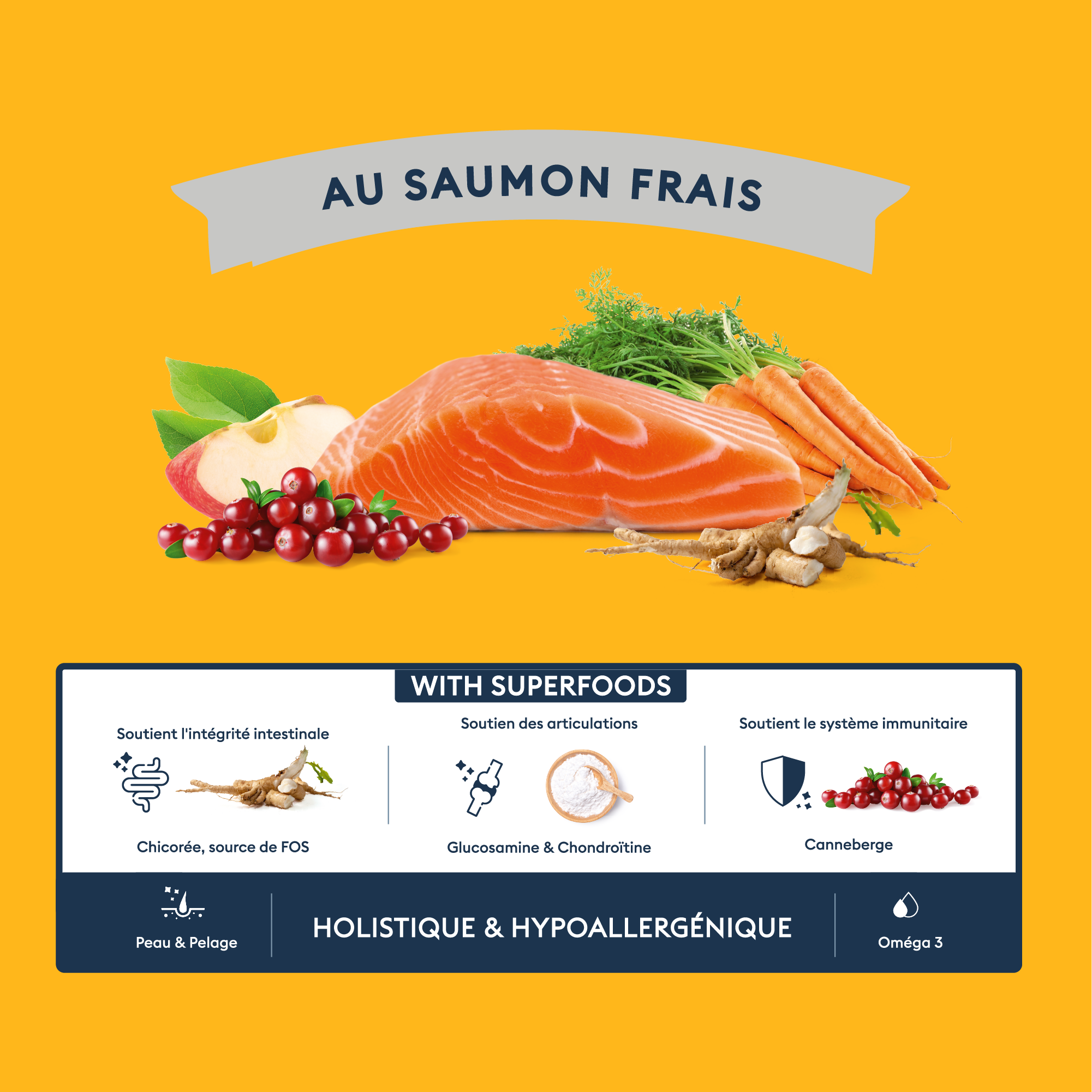 Marly & Dan Croquettes Sans Cereales Saumon Chien Petite Taille