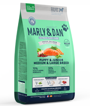 Marly & Dan Croquettes Sans Cereales Saumon Chiot