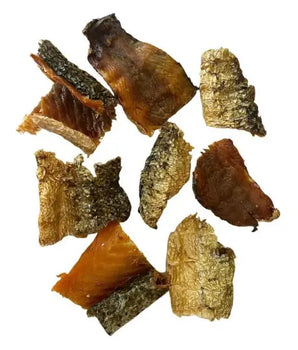 Morceaux Peau de Saumon Friandise Naturel Chien Chat