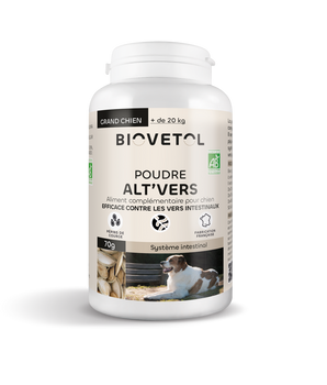 Vermifuge Biovetol Bio Naturel Grand Chien