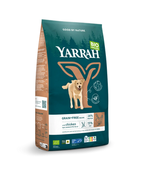 Yarrah - Croquettes Bio Sans Cereales Poulet & Poisson pour Chien
